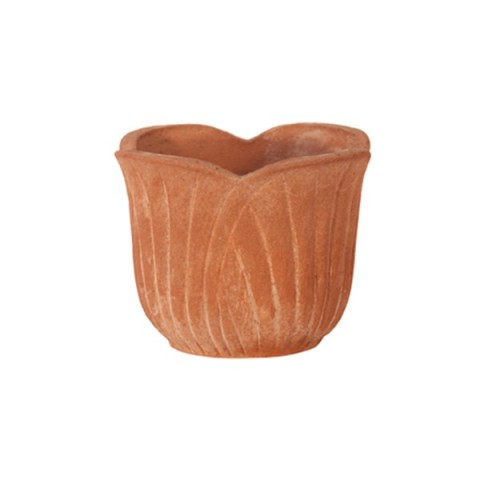 Lotus Flower Terracotta Mignon Vase